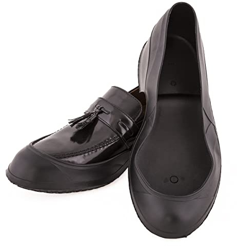 Tingley Men's Commuter Stretch Overshoe,Black,L(9.5-11US Mens/8-9.5US Wmn)