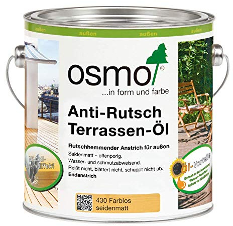 Osmo 430D, Terrassenöl, Anti-Rutsch, transparent, 2,5 l