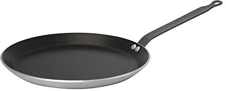 de Buyer CHOC Nonstick Crepe & Tortilla Pan - 10.25” - Ideal for Making & Reheating Crepes, Tortillas & Pancakes - 5-Layer PTFE Coating - PFOA Free - Made in France