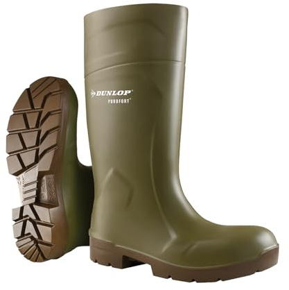 Dunlop FoodPro MultiGrip Safety gummistövlar, grön, 44 EU
