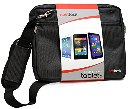 Navitech Sacoche de Transport Besace antichocs Compatible avec Ordinateur Portable ou tablettes tactiles COMPAQ (Noir)