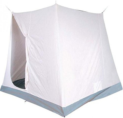 Quest Portable Accommodation Tent, Inner Tent, 3-berth, White with Grey Border, Caravanning, Camping