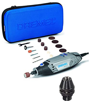 Dremel 3000 Multitool, 130 W, with 15 Accessories and Quick Change (without using collets) Multi Chuck (0.4-3.4 mm)