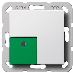 Gira 291103 Abstelltaster System 55, reinweiß
