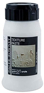 Daler-Rowney Acrylic Medium, Plastic Pot, 16.91oz - 500 ml, Texture Paste