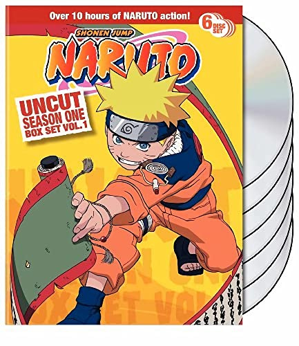 NARUTO UNCUT SEASON 1 V.1 BOX SET - NARUTO UNCUT SEASON 1 V.1 BOX SET (6 DVD)