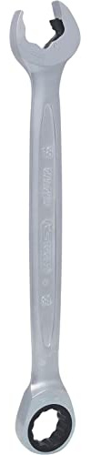 KS Tools 503.5218 Llave combinada de carraca DUO GEARplus con función de carraca en la llave fija 18mm