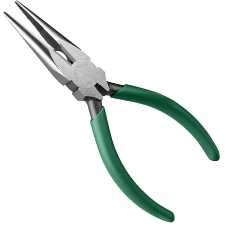 ENGINEER 5.5 Standard Long Nose Pliers. Made in Japan. Carbon Steel Wire Cutter. PR-15