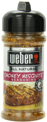Weber Grill Seasoning Smoky Mesquite, 6 Ounce (Pack of 4) by Weber Grill [Foods]