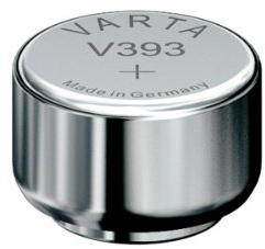 Varta Reloj batería Type: V393 Voltaje: 1,55 V tamaño: 5,4 mm de diámetro: 7,9 mm, punto PDA)