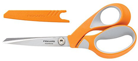 Fiskars Crafts 8185 RazorEdge Softgrip Fabric Shears, 8-Inch