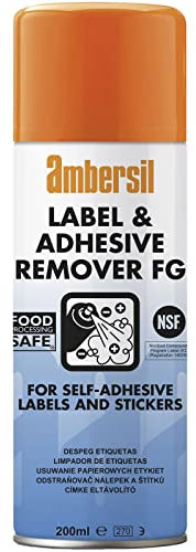 LABEL REMOVER, AMBERSIL, 200ML 6190012000 By AMBERSIL