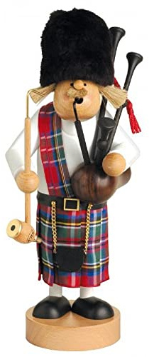 KWO Olbernhau 21707 Räuchermännchen Schotte, 29 cm