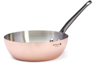 De Buyer, CAZO CONICO EXTRA FUERTE CON MANGO FUNDICION INOCUIVRE Ø 20 CM--6464.20