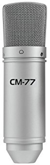 OMNITRONIC MIC CM-77 Kondensatormikrofon | Kondensatormikrofon für professionelle Studio- und Live-Einsätze