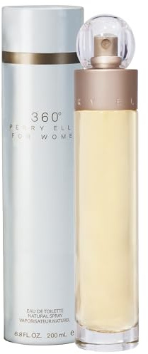 Perry Ellis 360° Eau De Toilette Spray for Women - Perfume for Women, EDT, Light & Bright Floral Fragrance, Designer Scent for Her, Long Lasting - 6.8 fl oz (200 mL)