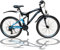 Talson 26 Zoll Mountainbike Fahrrad MIT VOLLFEDERUNG & Beleuchtung 21-Gang OXT Black