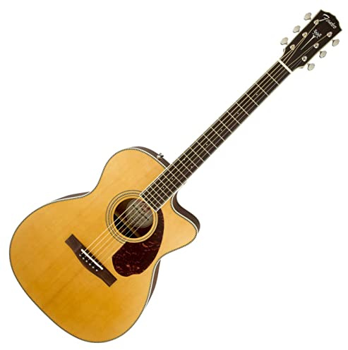 Fender Paramount PM-3 Standard Triple-0 Acoustic Guitar, with 2-Year Warranty, Natural, with Case