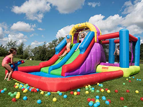 BeBoP doppio Splash e Slide Castello gonfiabile con acqua scivolo