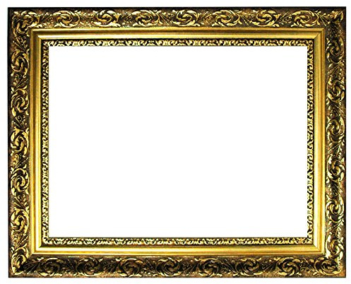 Barockrahmen Gold fein verziert 840 ORO, 60x120 Leerrahmen