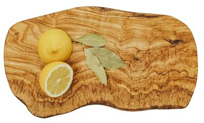 Naturally Med Planche à découper en Bois d'olivier 40 cm