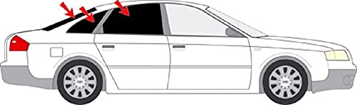 Solarplexius Auto-Sonnenschutz Scheiben-Tönung passgenau für Audi A6 Typ C5 Bj. 97-05 Keine Folie Komplettsatz