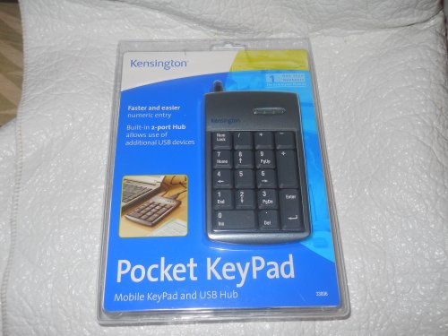 Kensington Pocket KeyPad con concentrador USB de 2 puertos
