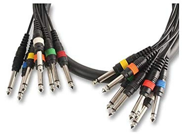 Pulse 8-Way Mono Jack to Jack Loom - 2.5/5/10m lengths 5m