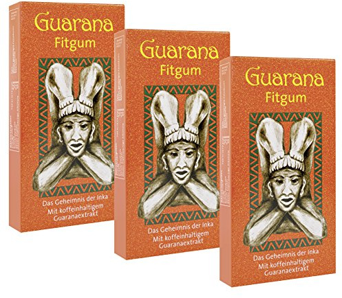 BADERs Guarana Fitgum in farmacia. Gomma da masticare per una maggiore energia grazie alla caffeina del guaranà. 3 x 24 quadratini di gomma da masticare