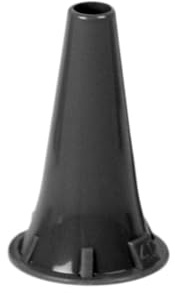 Gima mini spéculum auriculaires jetables 4 mm – Noir – Entièrement compatibles avec les mini séries de Heine, KaWe, Riester, Gima et d'autres marques – Lot de 250 pièces