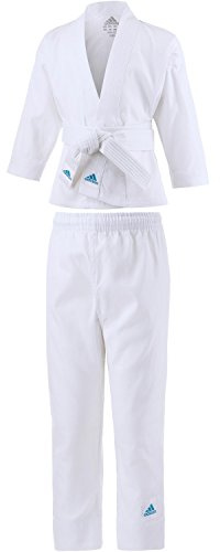 adidas Performance 150 - Traje de karate para niños, color blanco, Blanco, 150