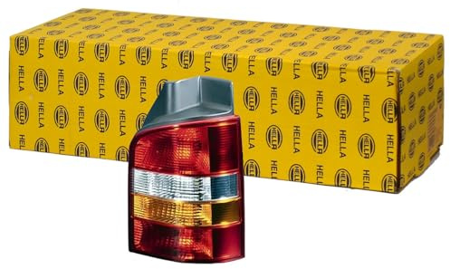 Hella 2SK 008 579-091 Heckleuchte - Glühlampe - gelb/glasklar/rot - links - für u.a. VW T5 (7HB,7HJ,7EB,7EJ,7EF,7EG,7HF,7EC)