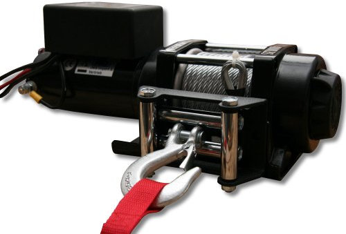 Elektrische Seilwinde 12 V – 1.590 kg / 3.500 lbs Zugkraft – Funkfernbedienung & Stahlseil – Winde für ATV, Quad, Anhänger & Offroad