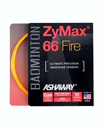 ASHAWAY ZyMax 66 Fire Badminton-Set, 0,66 mm, Orange