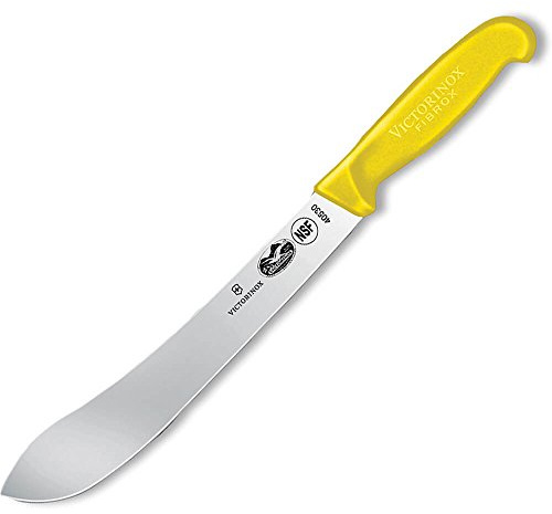 Victorinox Fibrox Küchenmesser Schlachtmesser, Extra Scharfe Klinge, Rostfreier Stahl, Spülmaschinengeeignet, Swissmade