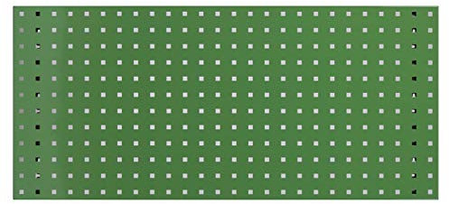 ADB Lochwand Lochwände Werkstattwand Metall Werkstatt Werkzeugwand 493-1975 mm Zubehör, Länge:493 mm, Farbe:Resedagrün (RAL 6011)