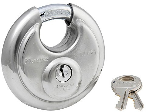 Master Lock 40T Diskusschloss aus Edelstahl, 2er-Pack