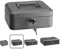 ARREGUI Elegant C9226 Cassetta di sicurezza con chiave per contare e trasportare denaro | Cassetta Portavalori in acciaio con vassoio Portamonete | Cassaforte portatile de 20 cm di larghezza | Grigio