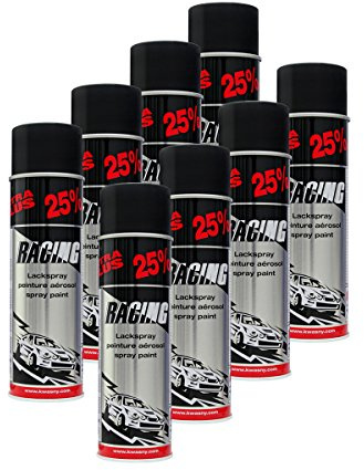 Kwasny 8X 288 921 Auto-K Racing Lackspray Schwarz Matt 500ml