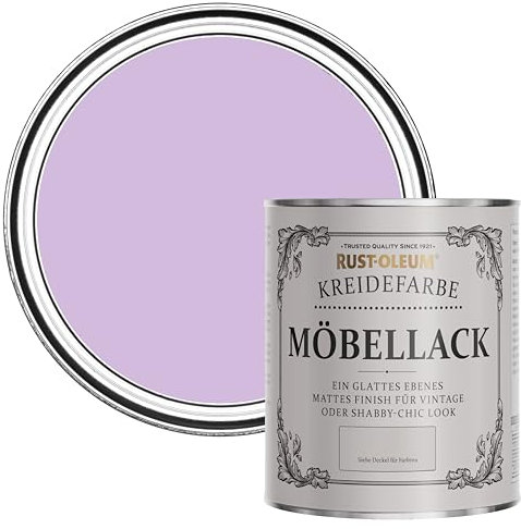 Rust-Oleum Purple Upcycled Furniture Paint in Chalky Finish - Violet Macaroon Matt 750 ml
