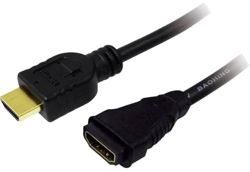 LogiLink CH0057 Câble HDMI 1.4 Mâle/Femelle 3 m Noir