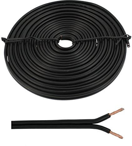 Loud Speaker Audio Cable 5m - 2x2,5mm² - 100% CCA Copper ; black