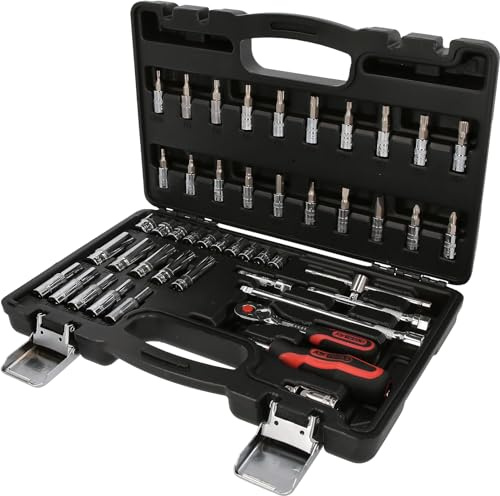 KS Tools 918.0847 1/4 CHROMEplus Steckschlüssel-Satz, 47-tlg. 10.2 cm