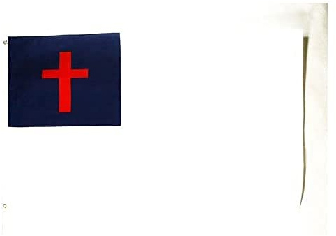 AZ FLAG Bandera Religión Cristiana 150x90 cm Poliéster 100D 2 Ojales | Uso interior y exterior Enseña costuras dobles y bordes reforzados con ojales metálicos
