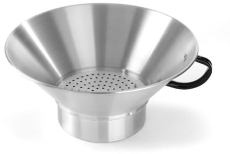 HENDI Frittierseiher, Boden fixiert, Sieb entnehmbar, Pommes, ø400x(H)170mm, Aluminium