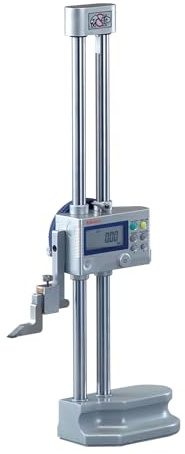 Mitutoyo 192-613-10 Digitaler Höhenmesser Doppelständer | 0,005 mm, Datenausgang, Handrad, robuste Doppelsäule