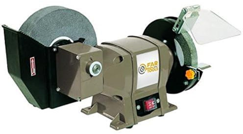 Fartools One TME 1506200B - Mola da banco, potenza 250 W, dimensioni: 200 x 20 x 40 mm e 150 x 12,7 x 20 mm