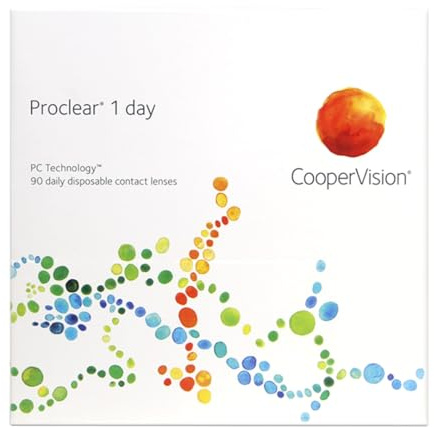 Proclear 1-Day - Lentes de contacto esféricas diarias (R 8.7 / D 14.2 / -1.5 Diop), Pack de 90 uds.