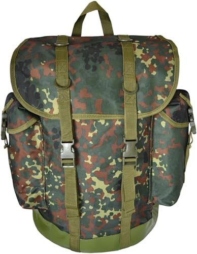 normani BW Gebirgsrucksack, neues Mod., schwarz Flecktarn ONESIZE