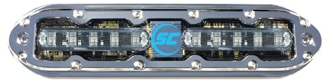 shadow-caster SCM-10 LED Underwater Boat Light - Bimini Blue - 316 Stainless Steel Housing - Polycarbonate Lens - IP68 Fully Submersible Waterproof